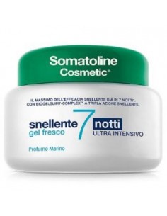 Somatoline Cosmetic Snellente 7 Notti ultra intensivo Gel fresco con profumazione marina 400ml