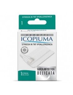 Cerotto strisce icopiuma in tessuto non tessuto 6x50 cm