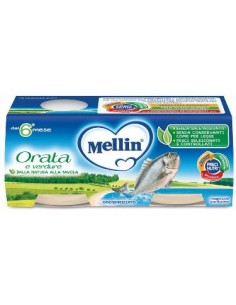 Mellin omogeneizzato orata 2x80 g