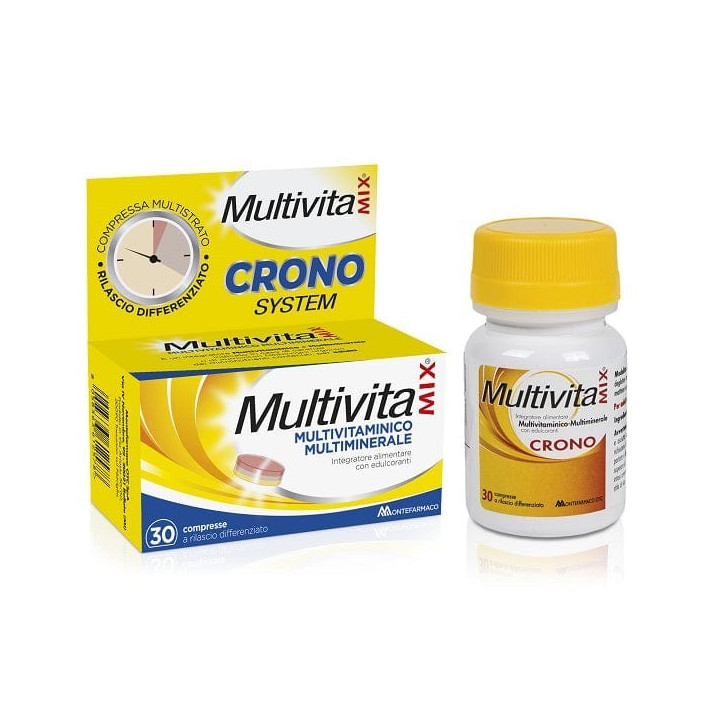 Multivitamix crono integratore multivitaminico e multiminerale a rilascio differenziato 30cps