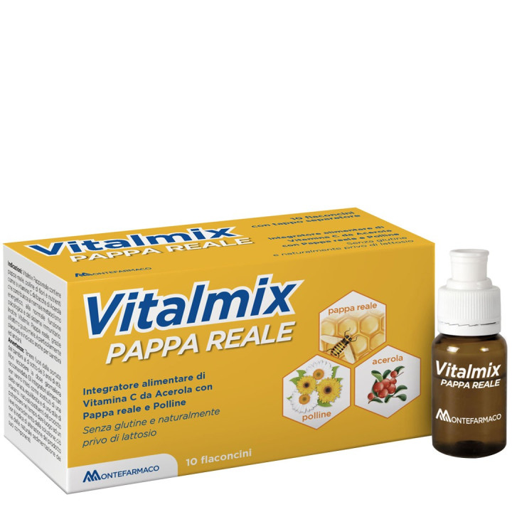 Vitalmix pappa reale Integratore alimentare a base di pappa reale 10 flaconcini