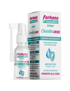 Forhans Collutorio Spray con Clorexidina Clexidin 50ml