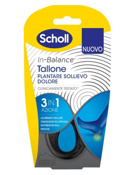 Scholl plantare tallone m 2 pezzi
