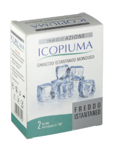 Icopiuma Due Bustine Ghiaccio Monouso
