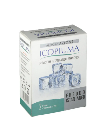 Icopiuma Due Bustine Ghiaccio Monouso