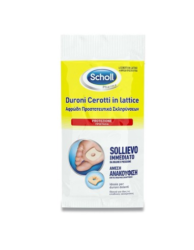 Scholl Cerotti protettivi in Lattice per Duroni, 4 pz