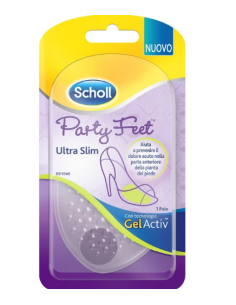 Scholl Party Feet Ultra Slim Cuscinetto Gel Plantare 1 Paio