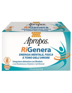 Apropos Rigenera Energia Fisica E Mentale 10x10ml