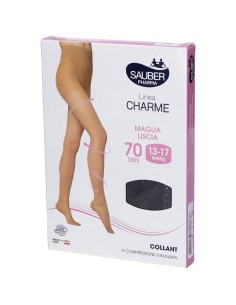 Sauber 70 Collant Classico Maglia Liscia Nero 5