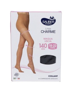 Sauber 140 Collant Classico Maglia Liscia Nero 3