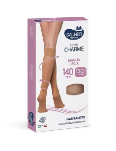 Sauber gambaletto maglia liscia 140 denari camel 2