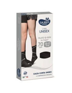 Desa Pharma Sauber Pharma Unisex Qskin Calza Corta 70 Nero Small