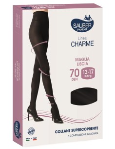 Sauber Charme collant supercoprente 70 nero 4