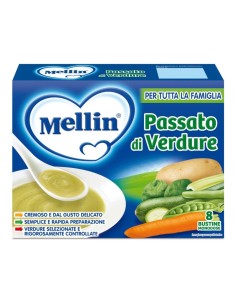Mellin passato verdure 8 bustine 8 g