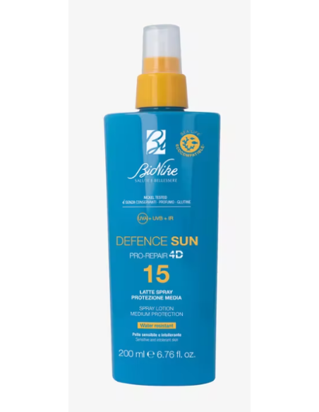 Bionike Latte Spray SPF 15