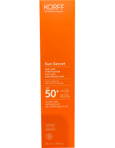 Korff Sun Secret Fluido Viso Antimacchie 50ml SPF50+