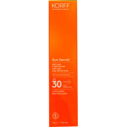 Korff Sun Secret Latte Solare Protettivo/Anti-age Corpo 100ml SPF30
