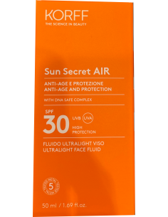 Korff Sun Secret Air Fluido Viso 50ml SPF30