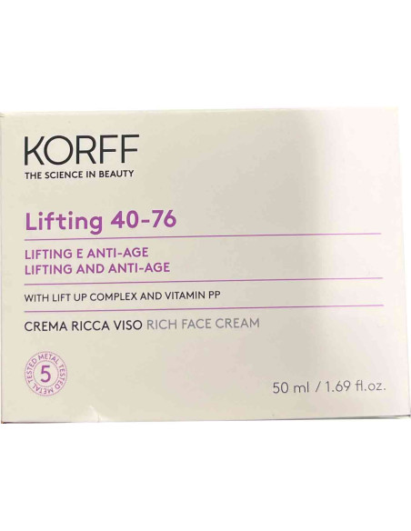 Korff Lifting 40-76 Crema Viso Ricca 50ml