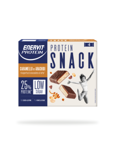 Enervit Protein Snack Caramello E Arachidi 8 Pezzi Da 31 G