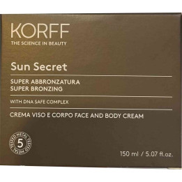Korff sun secret crema superabbronzante 150 ml