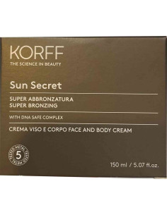 Korff sun secret crema superabbronzante 150 ml