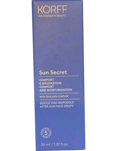 Korff Sun Secret Gocce Doposole Idratante/Riparatrice 30ml