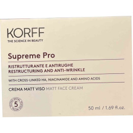 Korff Supreme ristrutturante antirughe crema Matt viso 50 ml