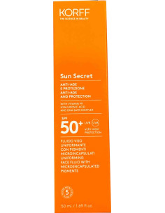 Korff Sun Secret Fluido Viso Uniformante 02 Dark 50ml
