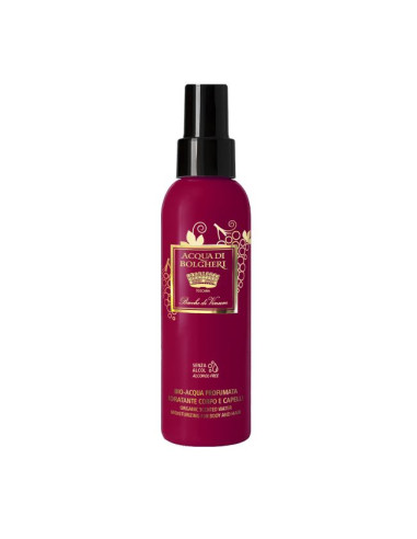 Acqua Di Bolgheri Bio Acqua Profumata Idratante Corpo E Capelli Bacche Di Vinum 150 Ml