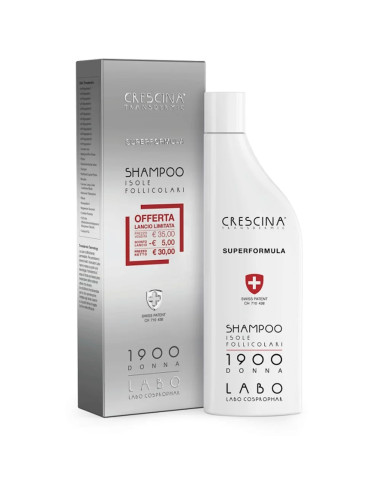 Labo Shampoo Crescina Isole Follicolari Superformula 1900 Donna 150 Ml