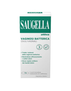 Saugella Attiva Vaginosi Batterica per igiene intima 7 ovuli vaginali