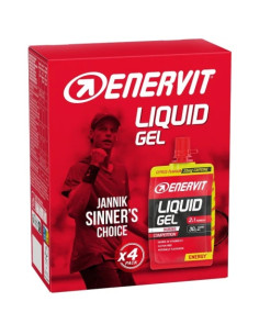 Enervit Sport Liquid Gel Citrus Energizzante sportivi con caffeina 4 pezzi x 60 ml