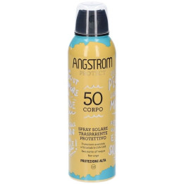 Angstrom protect spf 50+ corpo spray solare trasparente 200ml