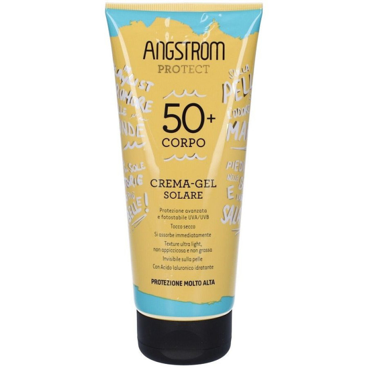 Angstrom protect spf50+ corpo crema gel solare 200ml