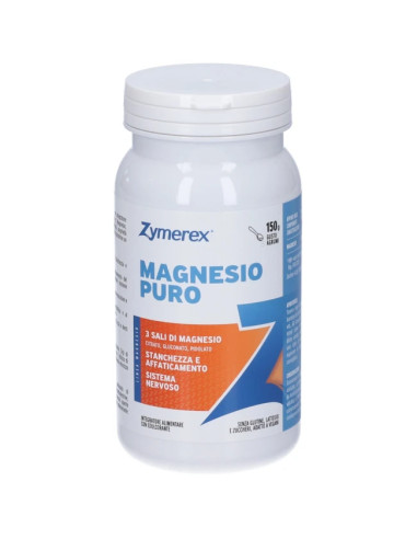Zymerex Magnesio Puro Integratore in polvere contro fatica e stachezza 150 g gusto agrumi