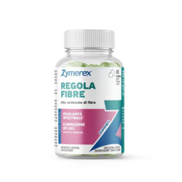 Zymerex Regola - Fibre Integratore Regolarità Intestinale, 45 gummies