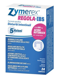 Zymerex regola-ibs integratore per i disturbi intestinali 24 compresse