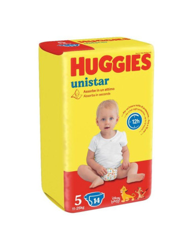 Huggies unistar base panolini taglia 5 14 pezzi