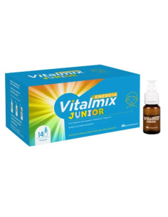 Vitalmix Energia Junior Integratore Multivitaminico per Ragazzi, 14 flaconcini