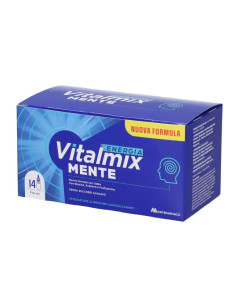 Vitalmix Energia Mente Integratore Alimentare Stanchezza Mentale, 14 Flaconcini