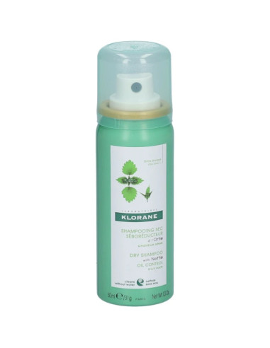 Klorane Ortica Shampoo secco per capelli grassi 50 ml