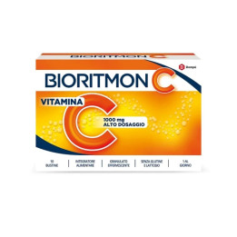 Bioritmon - C Vitamima C 1000mg Integratore Difese Immunitarie, 10 bustine effervescenti