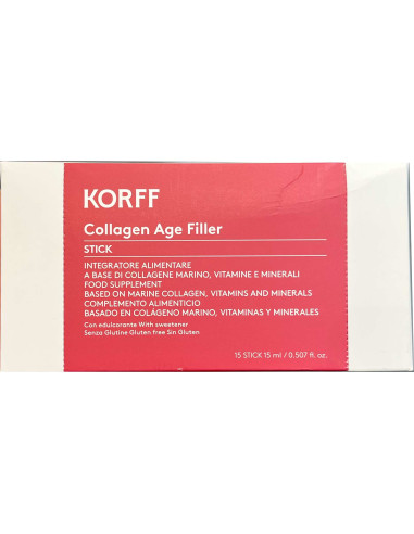Korff Collagen Age Filler Integratore anti-età 15 stick x 15 ml