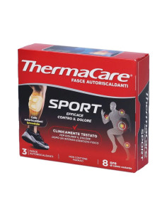 Thermacare Sport - Fasce autoriscaldanti 8h, 3 pezzi