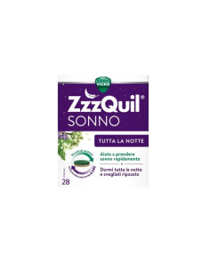 Vicks ZzzQuil Sonno Tutta Notte per Riposo Prolungato 28 Compresse