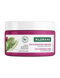 Klorane maschera per capelli rimpolpante al fico d'india 72 ore idratazione e luminosità 250ml