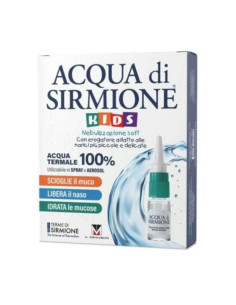 Menarini Terme di Sirmione Acqua Di Sirmione Kids Spray Nasale Soft, 6 Flaconcini Da 15ml