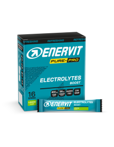 Enervit Pure-Pro - Electrolytes Boost Integratore Equilibrio Elettrolitico gusto Limone, 16 bustine