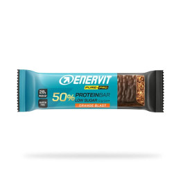 Enervit Pure-Pro - 50% Protein Bar Barretta Alto Titolo Proteico Orange Blast, 55g
